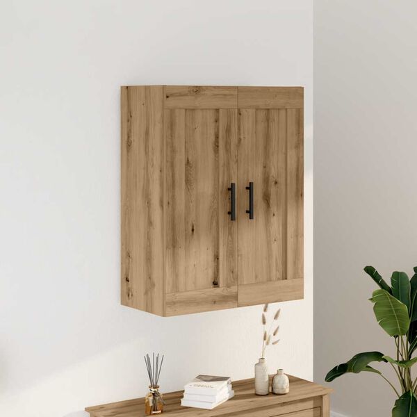 vidaXL Wall Mounted Cabinet Artisian Oak 69.5x34x90 cm Engineered Wood