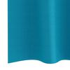 vidaXL Blackout Curtains with Rings 2 pcs Turquoise 140 x 140 cm