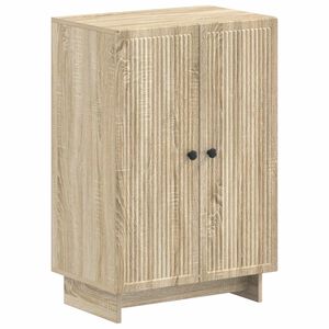 vidaXL Shoe Cabinet EDE 59.5 x 39.5 x 90 cm Engineered Wood Sonoma Oak