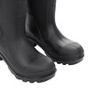 vidaXL Rian Boots with Removable Socks Black Size 40 PVC