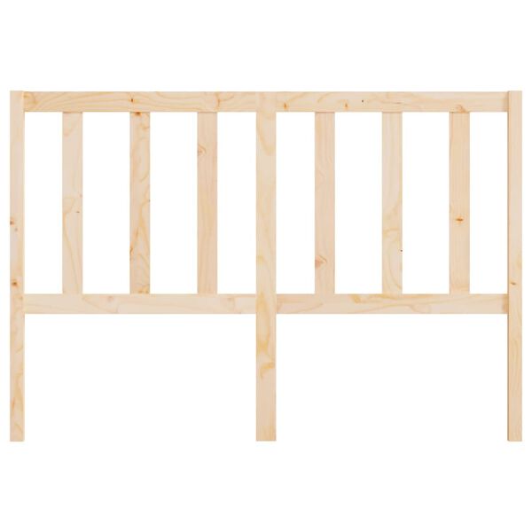 vidaXL Bed Headboard 156x4x100 cm Solid Wood Pine
