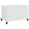 vidaXL TV Cabinet White 68x39x43.5 cm Steel