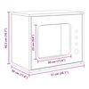 vidaXL Cat House Concerte 51 x 30 x 42.5 cm Engineered Wood