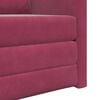 vidaXL Sofa Bed Wine Red 74 x 77 x 81 cm Velvet