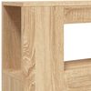 vidaXL LED Headboard Sonoma Oak 100x18.5x103.5 cm Engineered Wood