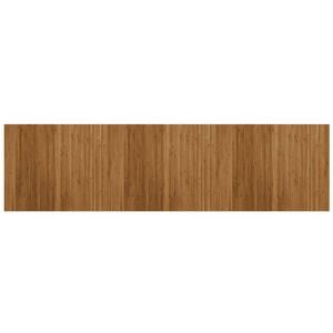 vidaXL Rug Rectangular Brown 80x300 cm Bamboo
