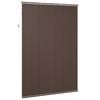vidaXL Venetian Blind Manual Dark Brown with Pattern 213 x 140 cm PVC