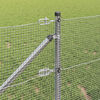 vidaXL Fence Post Silver 10 x 0.6 m (12 x 12 mm mesh) Steel