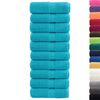 vidaXL Premium Wash Towels SOLUND 10 pcs Turquoise 30x30 cm 600 gsm