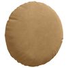 vidaXL Seat Cushions 2 pcs Brown Ø 30 x 13 cm Velvet
