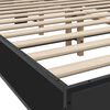 vidaXL Bed Frame without Mattress Black 140x200 cm