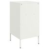 vidaXL Bedside Cabinets 2 pcs White 36x39x68 cm Steel