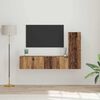 vidaXL TV Cabinet Set Wall-mounted 3 pcs Old Wood Engineered Wood