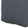 vidaXL Back Pillow Dark Grey 160 x 24 x 50 cm Velvet