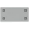 vidaXL Wall-mounted Magnetic Board White 60x30 cm Tempered Glass