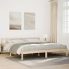 vidaXL Extra Long Bed Frame without Mattress 200x220 cm Solid Wood Pine