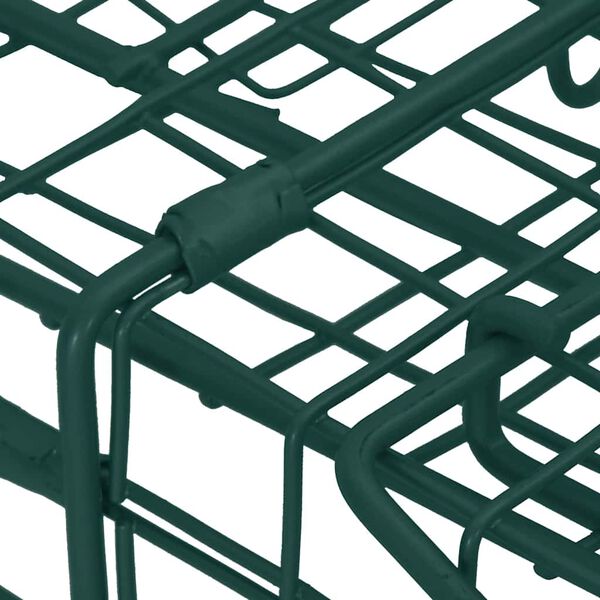 vidaXL Animal Trap Green 61 x 20 x 21.5 cm Steel