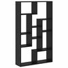 vidaXL Book Cabinet Black Oak 72 x 20 x 102.5 cm Engineered Wood