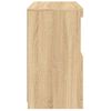 vidaXL Sideboard with LED Lights Sonoma Oak 60x37x67 cm