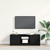 vidaXL TV Cabinet Black Oak 102 x 32 x35.5 cm Engineered Wood
