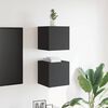 vidaXL Wall Mounted TV Cabinets 2 pcs Grey 30.5x30x30 cm