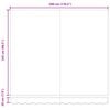 vidaXL Retractable Awning Beige 300 x 250 cm Polyester and Steel