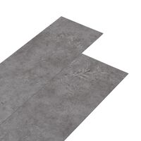 vidaXL PVC Flooring Planks 5.02 m² 2 mm Self-adhesive Concrete Grey