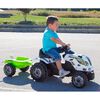 Smoby Kids Tractor and Trailer Farmer XL White and Black