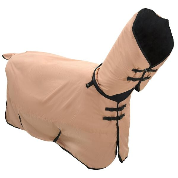 vidaXL Horse Blanket Cappuccino 135 cm Polyester