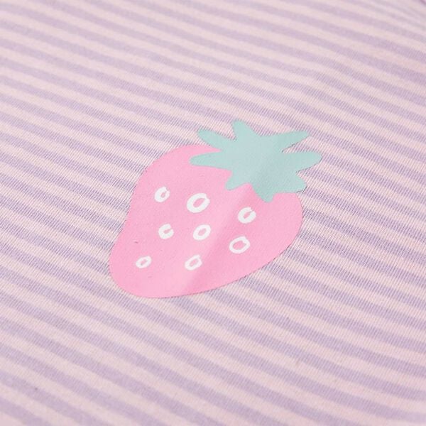 Kids' T-shirt with Ruffled Sleeves Lila 92