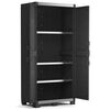 Keter Storage Cabinet with Shelves Garage XL Black and Sliver 188 cm
