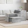 vidaXL Console Table Concrete Grey 80 x 50 x 225 cm Engineered Wood