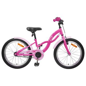 vidaXL Kids Bike 20'' for 6-11 Years Old Dark Pink