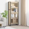 vidaXL Book Cabinet Sonoma 60 x 30 x 155 cm Engineered Wood