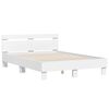 vidaXL Bed Frame without Mattress White 120x190 cm Small Double