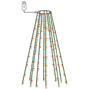vidaXL Christmas Tree Net Lights with 400 LEDs Colourful 400 cm