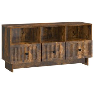 vidaXL TV Cabinet Smoked Oak 102 x 34.5 x 50 cm Engineered Wood