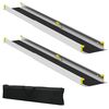 vidaXL Ramp for Wheelchair 270 kg 2 pcs Black 270 kg per seat