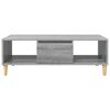 vidaXL Coffee Table Grey Sonoma 102 x 55 x 35 cm Engineered Wood