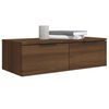vidaXL Wall Cabinet Brown Oak 68x30x20 cm Engineered Wood