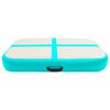 vidaXL Inflatable Gymnastics Mat with Pump 60x100x20 cm PVC Green