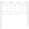vidaXL Metal Replace Headboard White 100 cm