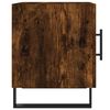 vidaXL Bedside Cabinet Smoked Oak 40x40x50 cm Engineered Wood