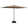 vidaXL Garden Parasol 200 x 300 cm Polyester Rectangular Taupe