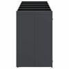 vidaXL Wheelie Bin Storage for 5 Bins Anthracite 340 x 77.5 x 121.5 cm