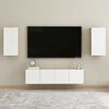 vidaXL TV Cabinet White and Sonoma Oak 30.5x30x60 cm Engineered Wood