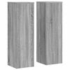 vidaXL Plant Stand 2pcs Grey Sonoma 25x25x80 cm Engineered Wood