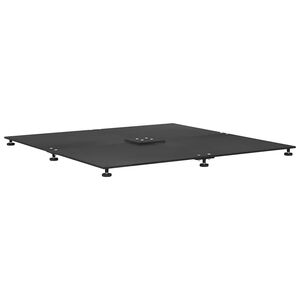 vidaXL Parasol Base 52 kg Black Steel Square Adjustable
