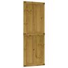 vidaXL Barn Door Corona Honey Brown 70 x 210 cm Solid Pine Wood