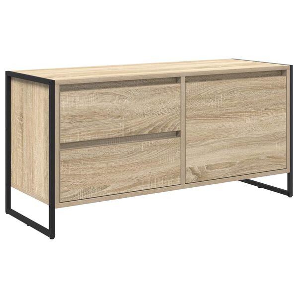 vidaXL TV Cabinet Sonoma 100 x 36 x 49.5 cm Engineered Wood